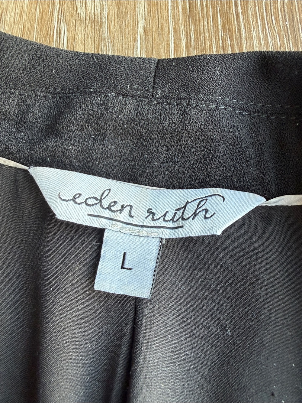 Women’s Black Open Front Blazer - Picture 2 of 7